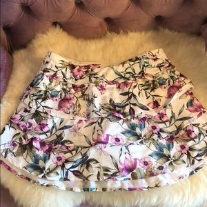 Floral ideology skort Medium